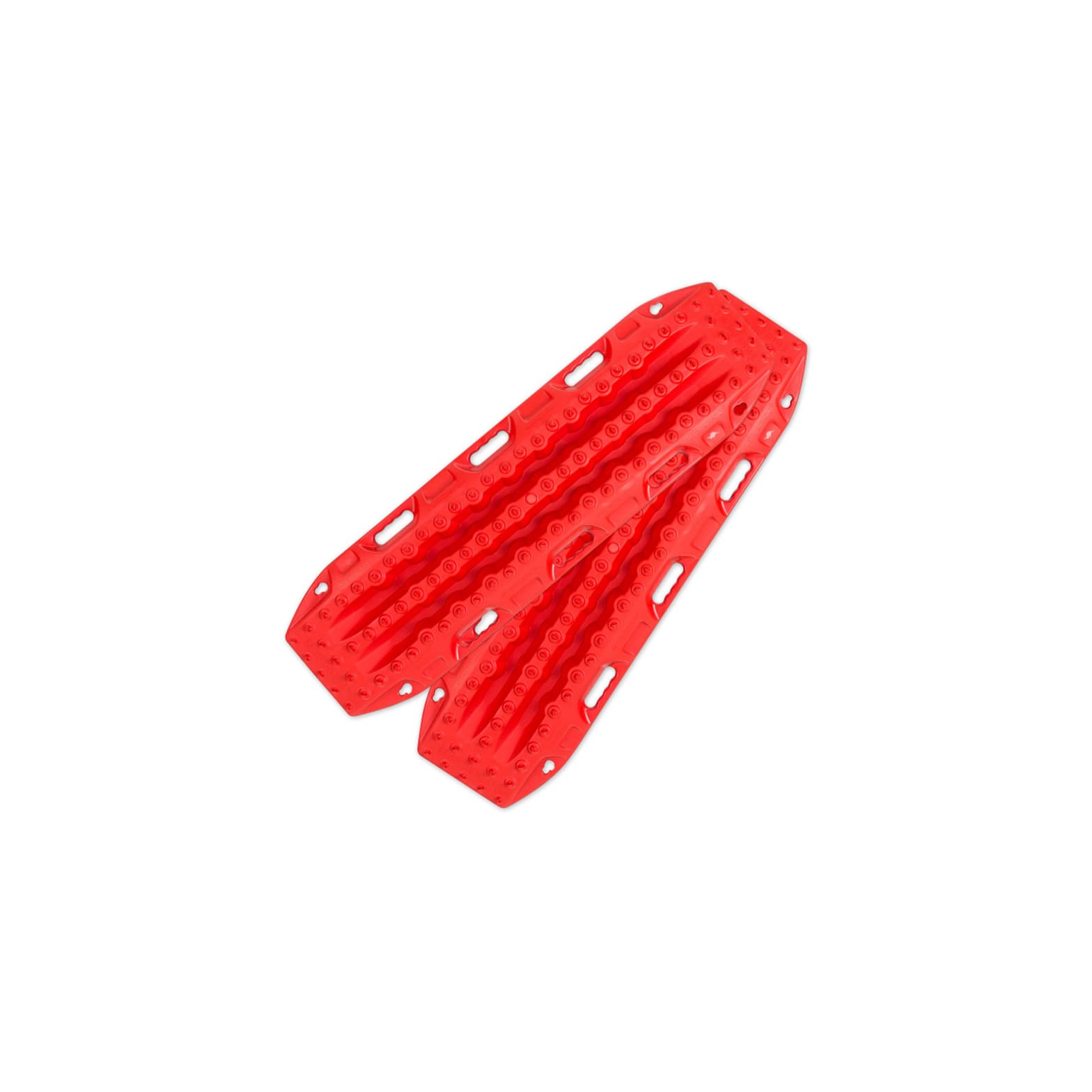 Maxtrax MKII Recovery Board Set in FJ Red on White Background