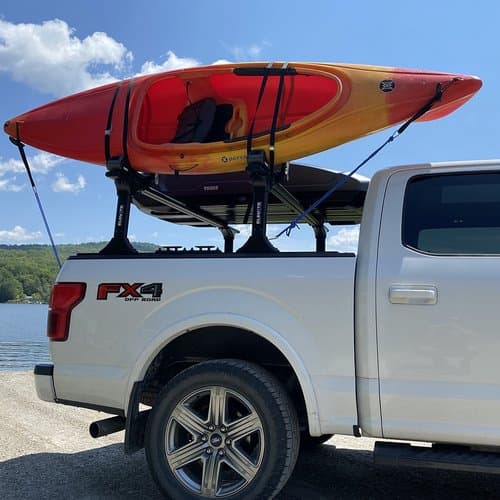 Elevate Height Adjustable Aluminum Truck Rack With TS Rails 9