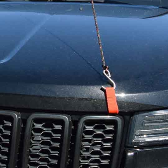 Malone Hood Loops - Attachment Points for  Bow and Stern Safety Lines 2