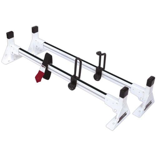 Vantech H1 Truck Cap Rack - 42" 2 Bar Aluminum Ladder Rack H1093 3