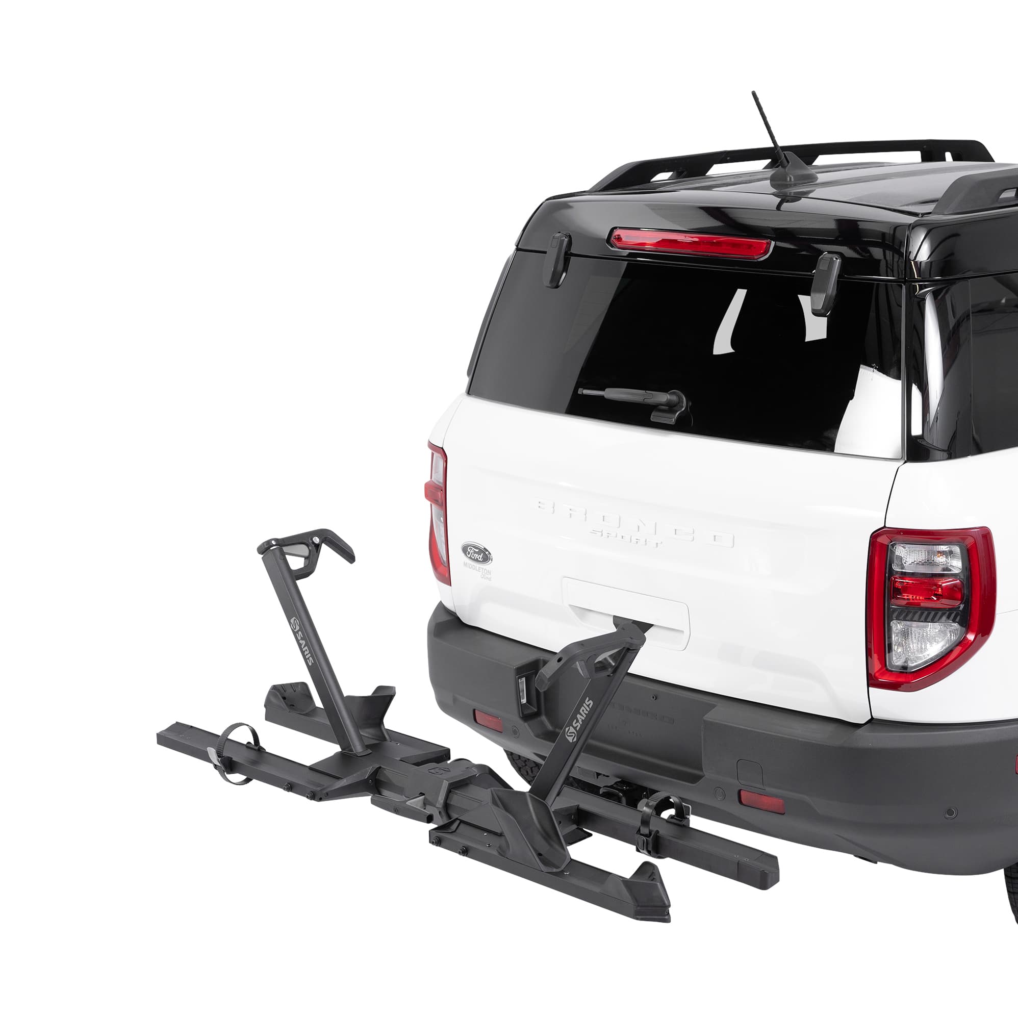 SuperClamp G4 on back of SUV without bikes